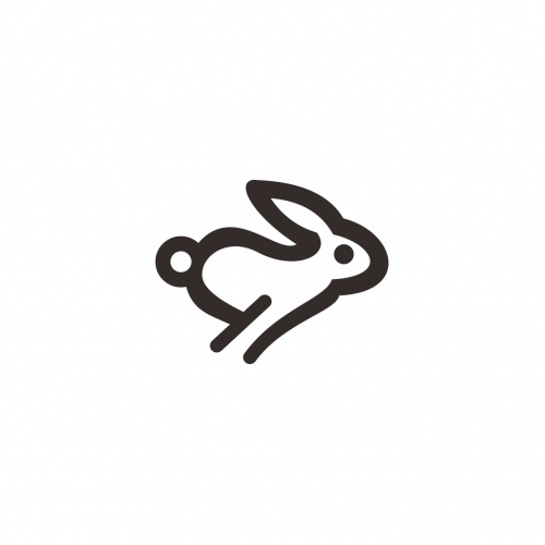 rabbit logo design