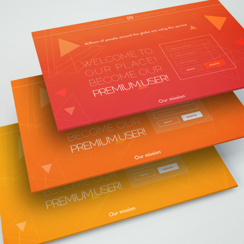 Example Landing page