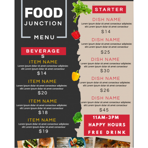 Restaurant Menu Template