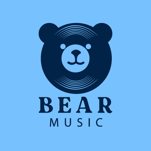 Music bear logo