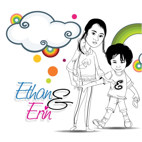 Illustration by handrawn electronic
