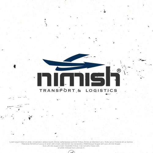 Logo design for nimish logistics and transport company