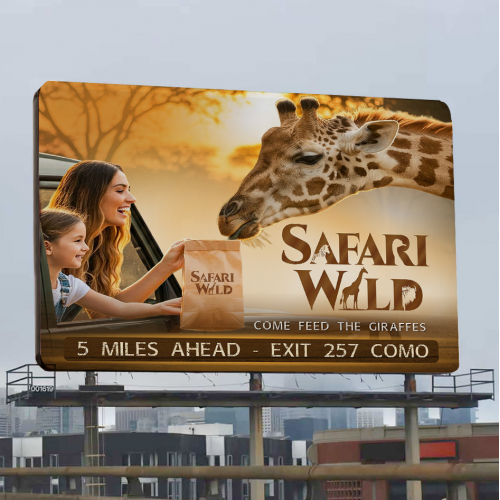 Safari Wild – Billboard Design