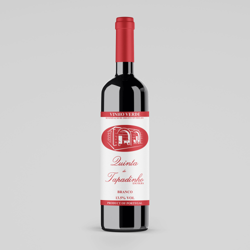 Vine bottle label design thumb