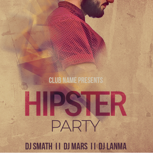 Hipster Party Flyer