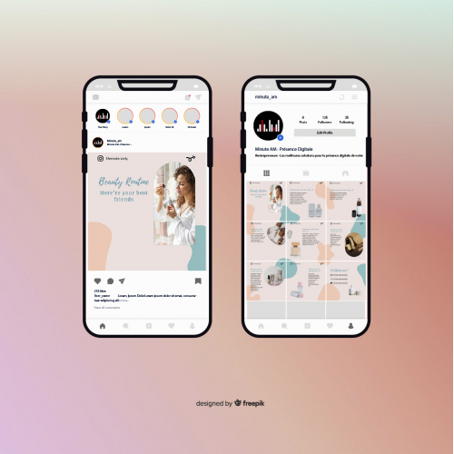 Instagram grid posts