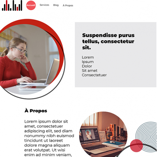Personal website design