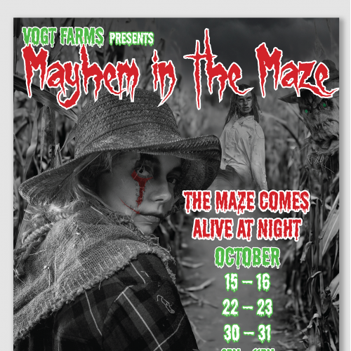 Halloween Corn Maze Flyer
