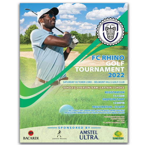 Football Club Golf Tournament Flyer