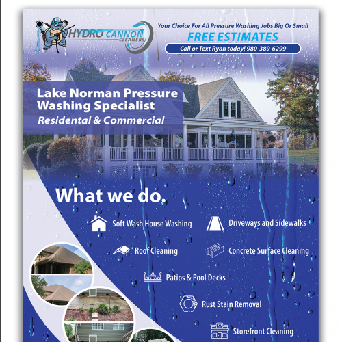 Pressure Washing Business Flyer