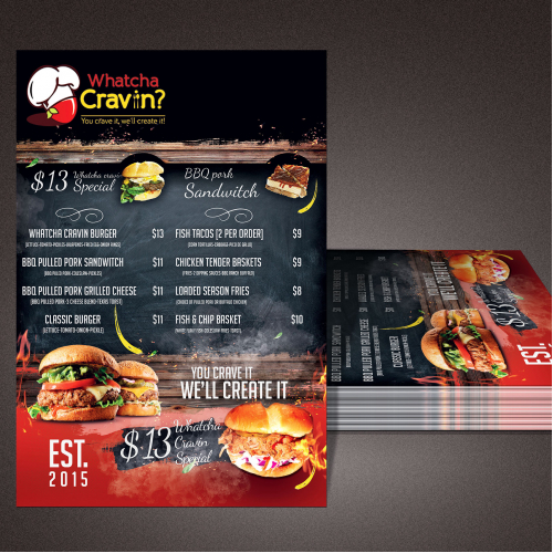 Food Menu Design thumb