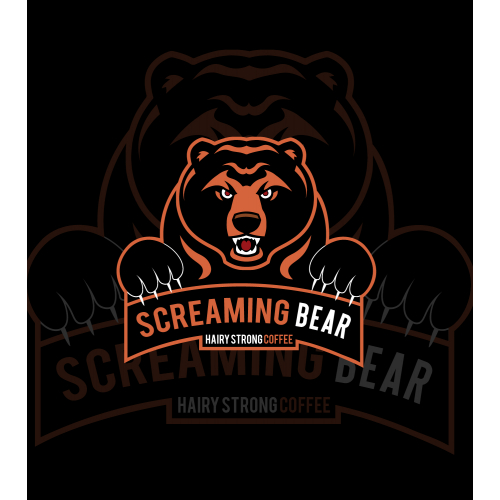 BEAR caffeine organic coffee brand logo