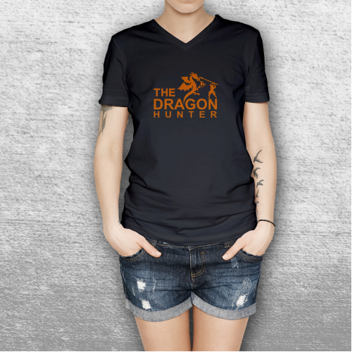 THE DRAGON HUNTER  TSHIRT LOGO