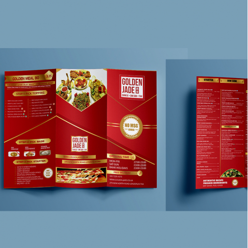 Tri fold brochure design