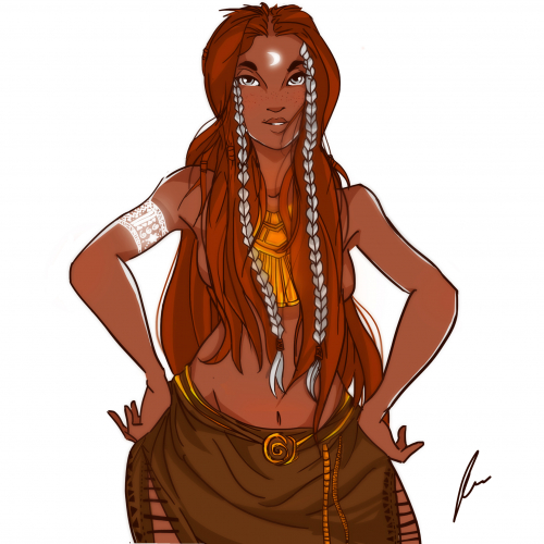 tribal queen concept