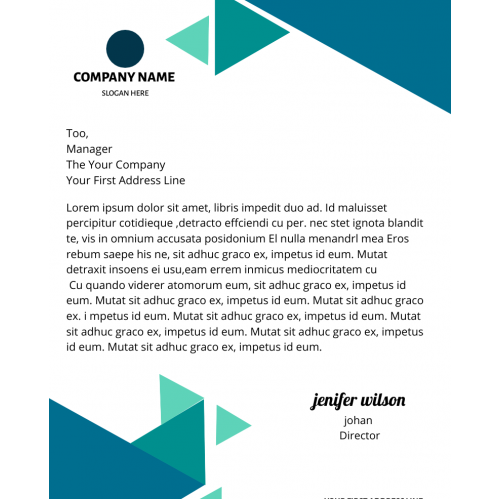 Letterhead design