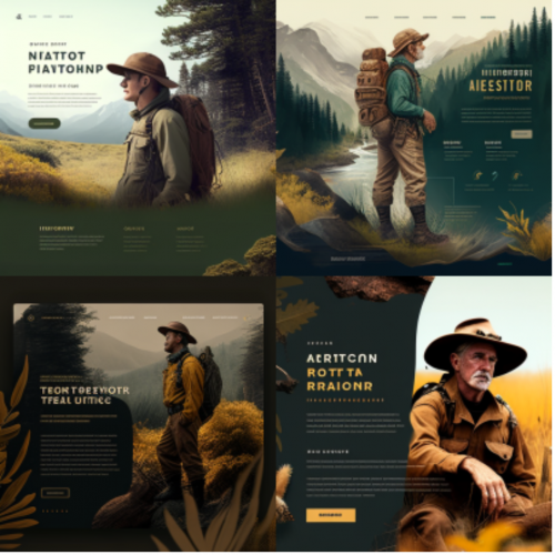 landing page