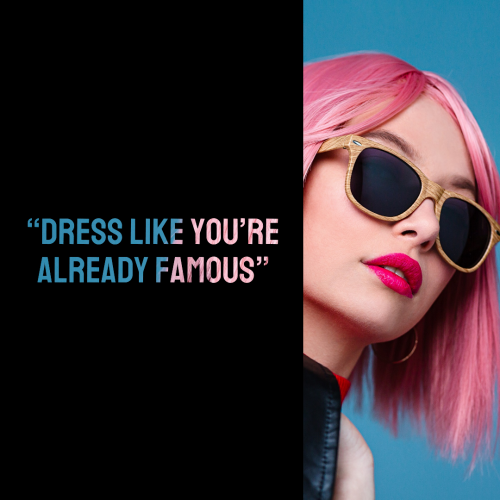 Fashion quote post design