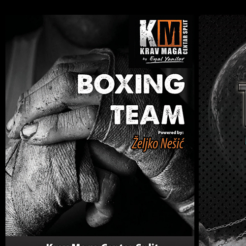 Posters redesign for Krav Maga Split Croatia