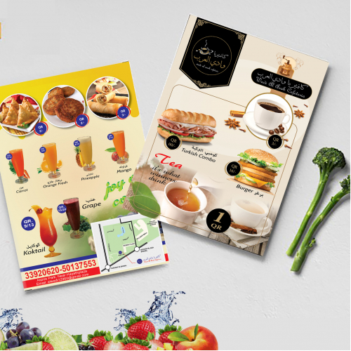 Coffee shop Menu