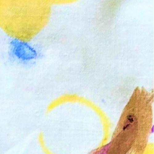 ST. JOHN'S WORT CIRCLES on LINEN