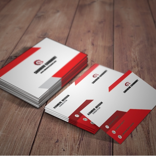 business card thumb