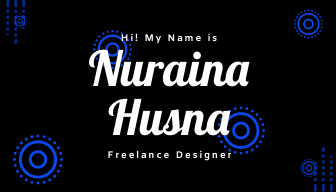 Midnight Blue Name Tag