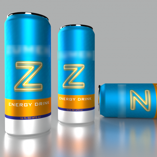 Energy Drink Packaging Design