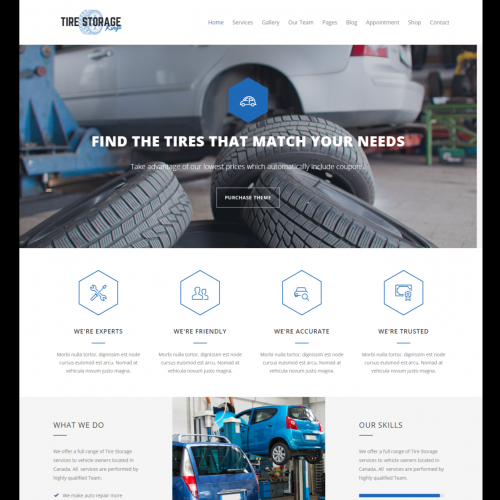 Car Tires Services Website thumb