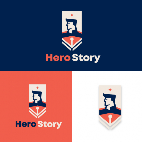 Hero Story Logo design thumb