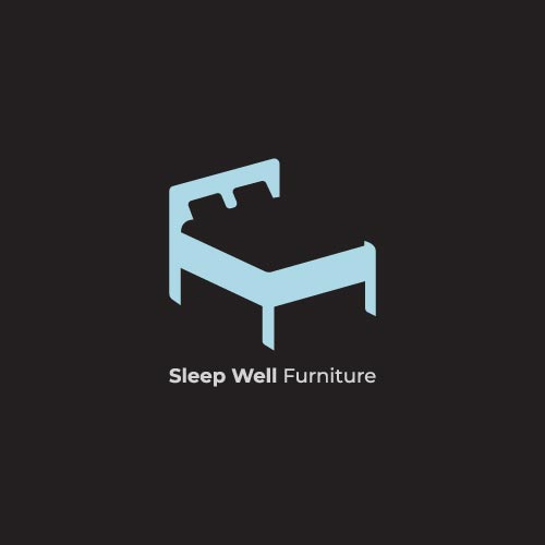 simple logo  bed.