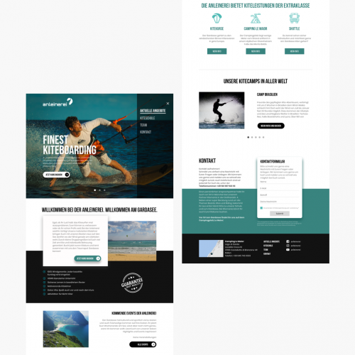 kiteboarding course website