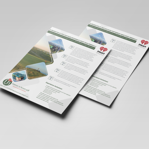 Fairways to Heaven Golf Flyer Design thumb
