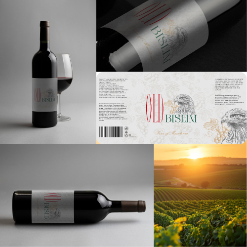 Old Bislim Wine | Wine Label | Macedonian red wine
