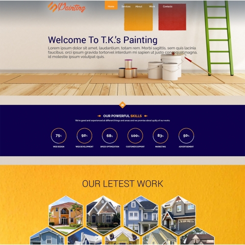 S Painting Website Mockup thumb