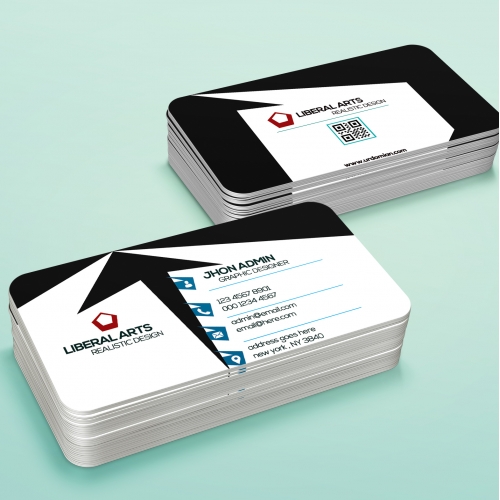 Business card thumb