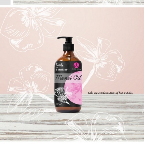 label for body oil thumb
