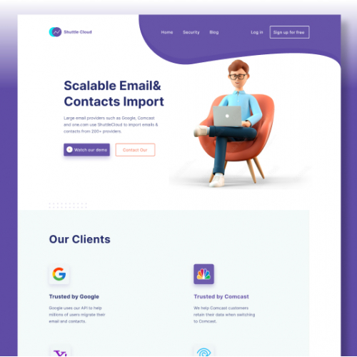 Website Design | ShuttleCloud thumb