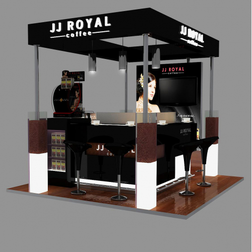 booth design JJ Royal Coffee
