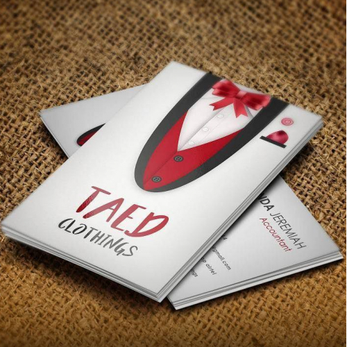 Taed Clothings Business Cards