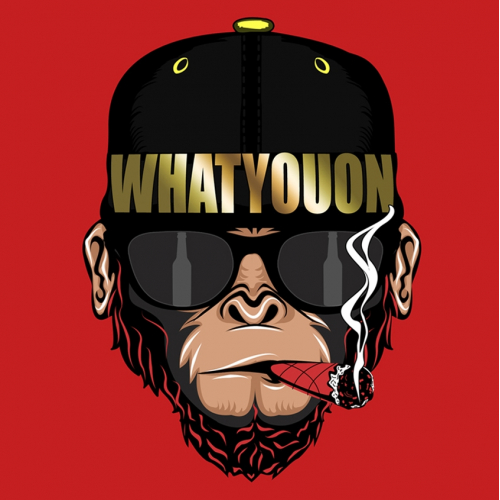 Illustration of an Ape smoking Cigar