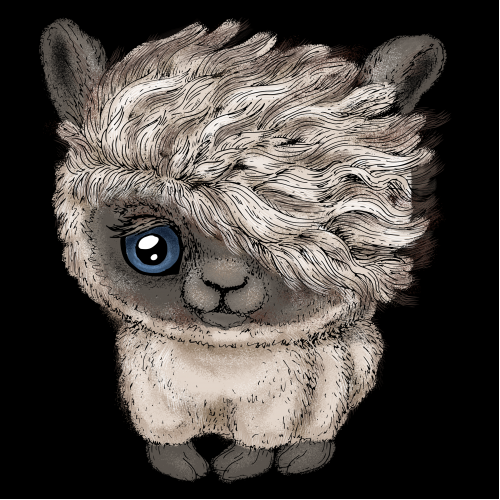 Crazy cut alpaca