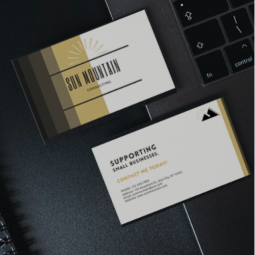 consulting company busniss card thumb