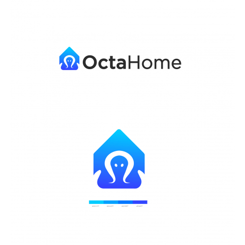 octahome octopus logo design thumb