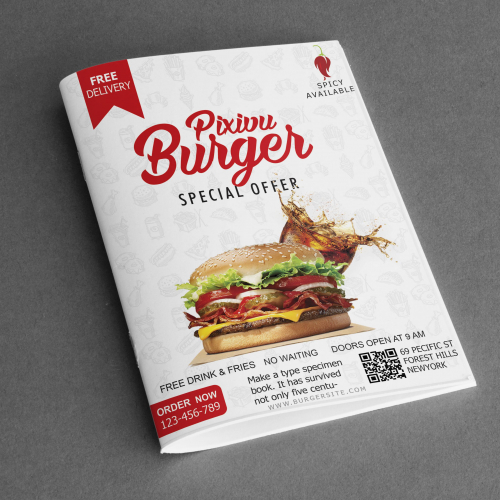 Restaurant Menu Cover Page
