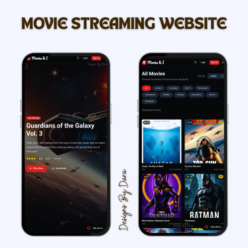 A Movie Streaming Website