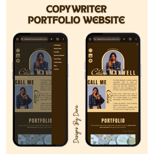 Copywriters Portfolio Website