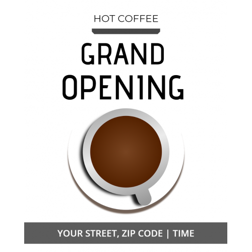HOT COFFEE GRAND OPENING