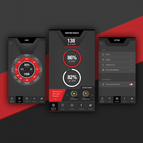 Digital Shooting App Design