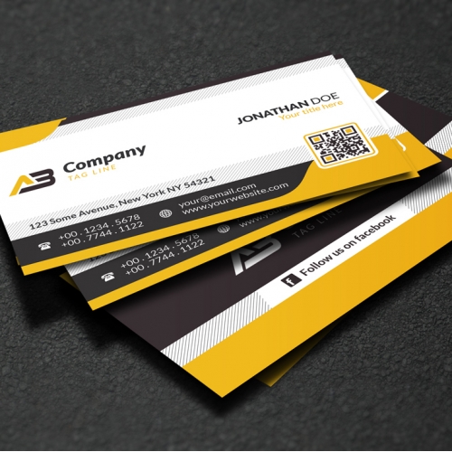 Business card thumb